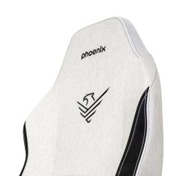 Silla gaming phoenix monarch remaster tela gris y negro talla xl