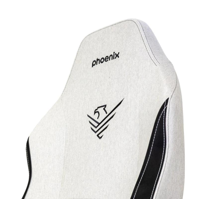Silla gaming phoenix monarch remaster tela gris y negro talla xl
