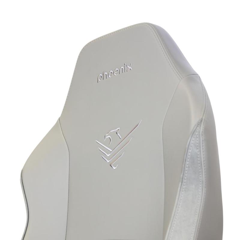 Silla gaming phoenix monarch remaster cuero napa gris talla r
