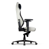 Silla gaming phoenix monarch remaster cuero napa negra y blanca talla r
