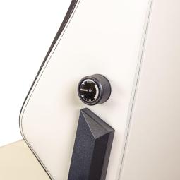 Silla gaming phoenix monarch remaster cuero napa negra y blanca talla r