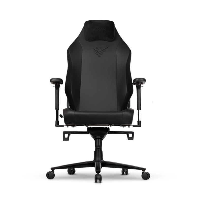 Silla gaming phoenix monarch remaster cuero napa negra talla r