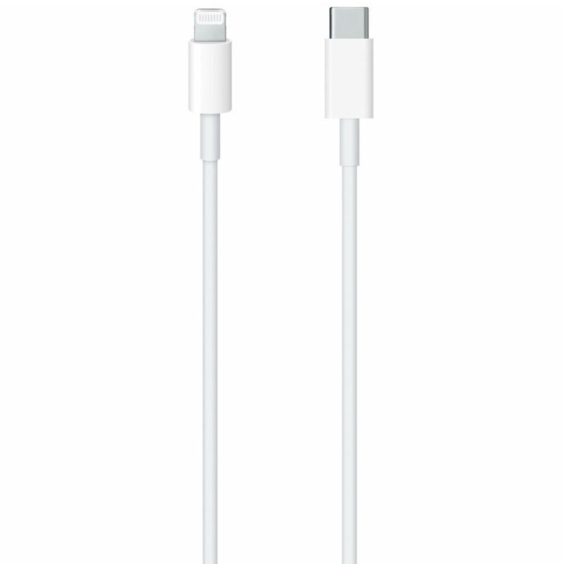 Cable original apple iphone usb tipo c a lightning - 1m - mm0a3zm - a - blanco