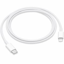 Cable original apple iphone usb tipo c a lightning - 1m - mm0a3zm - a - blanco