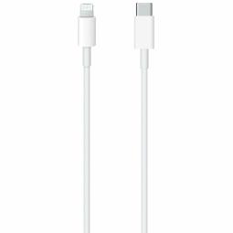 Cable original apple iphone usb tipo c a lightning - 1m - mm0a3zm - a - blanco