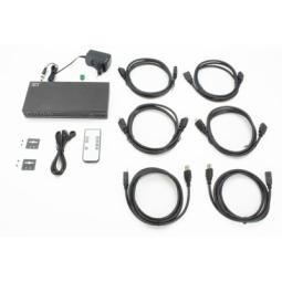 Conmutador kvm act connectivity 2 puertos usb 3.2 - hdmi - dual 4k - 2pc