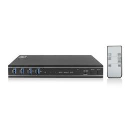 Conmutador kvm act connectivity 2 puertos usb 3.2 - hdmi - dual 4k - 2pc