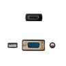 Cable conversor nanocable hdmi a vga+audio+usb - 1.8 m - negro