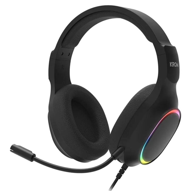 Kit gaming krom kenta pc 4 en 1 rgb negro