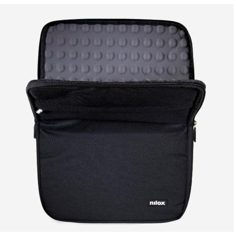 Funda nilox sleeve para portatil 14.1 pulgadas negra