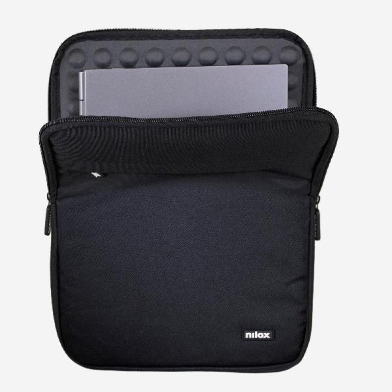 Funda nilox sleeve para portatil 14.1 pulgadas negra