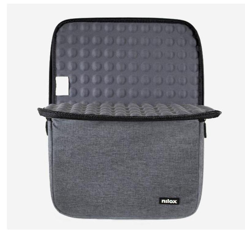 Funda nilox sleeve para portatil 15.6 pulgadas gris