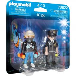 Playmobil duo pack policia y vandalo - Imagen 1