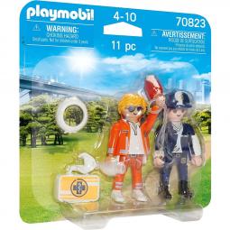 Playmobil duo pack doctor y policia - Imagen 1