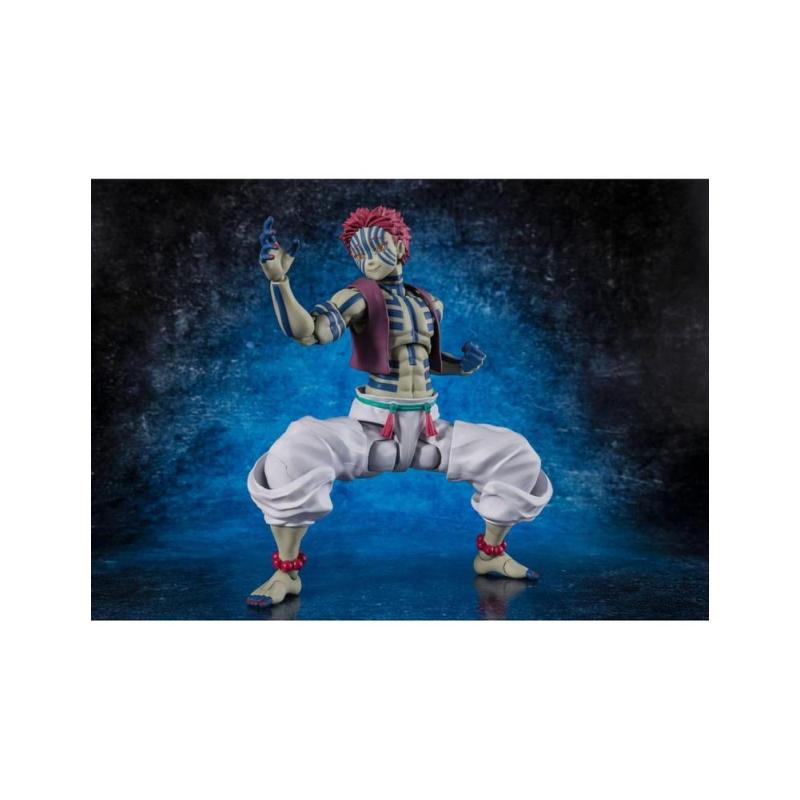 Figura tamashii nations demon slayer: kimetsu no yaiba akaza