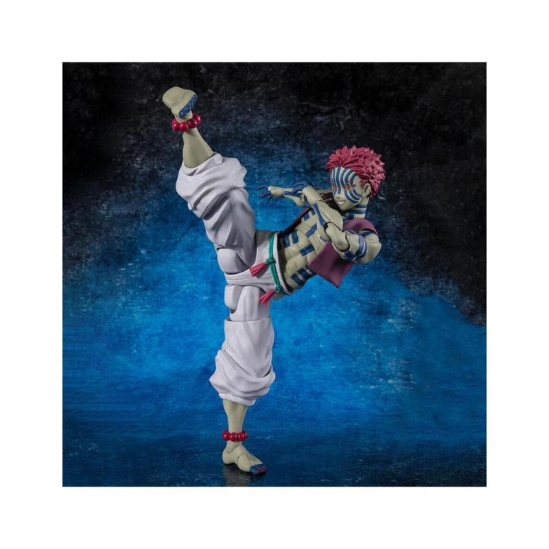 Figura tamashii nations demon slayer: kimetsu no yaiba akaza