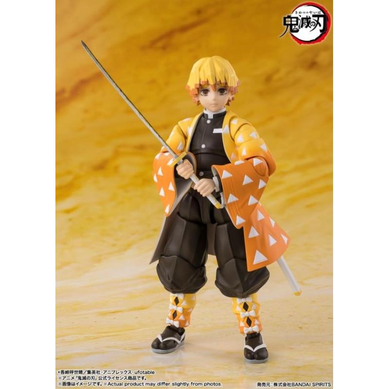Figura tamashii natons demon slayer: kimetsu no yaiba zenitsu agatsuma