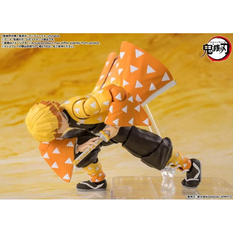 Figura tamashii natons demon slayer: kimetsu no yaiba zenitsu agatsuma