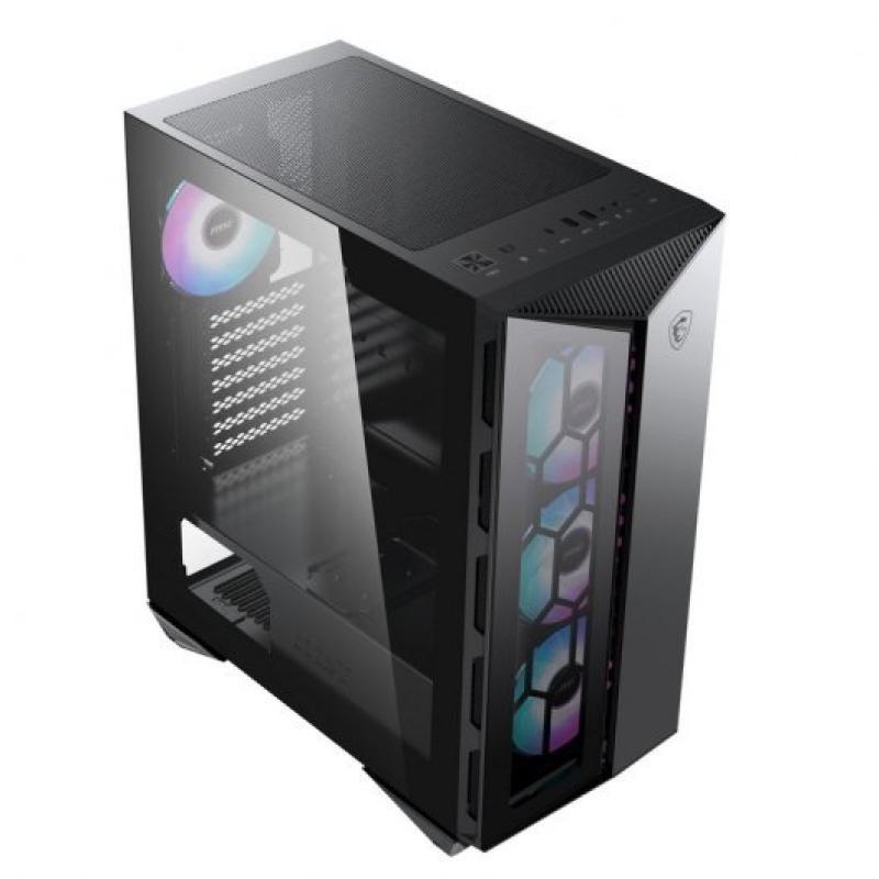 Torre e - atx msi mpg gungnir 110r - 3x vent 120mm argb - cristal templado