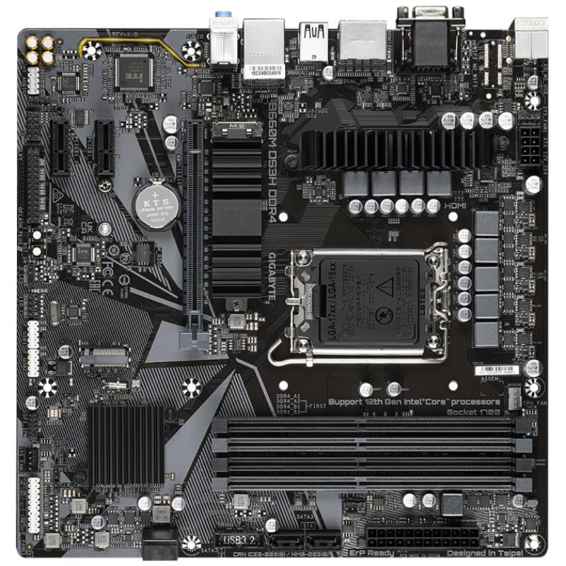 Placa base gigabyte b660m ds3h 1700 matx 4 x ddr4