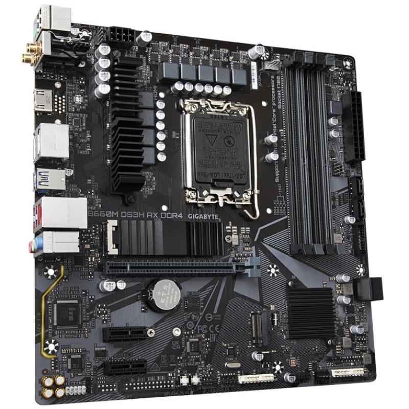 Placa base gigabyte b660m ds3h ax 1700 matx 4 x ddr4