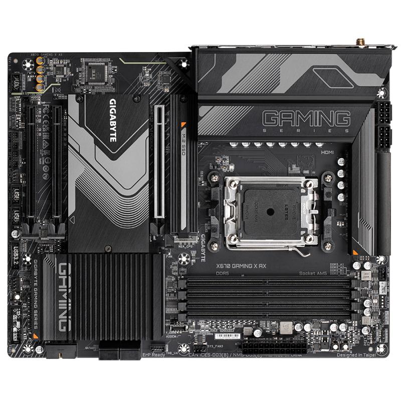 Placa base gigabyte x670 gaming x ax am5 atx 4xddr5