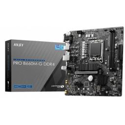 Placa base msi 1700 pro b660m - g ddr4 micro atx - 2 x ddr4 - 4 x sata 6 - 6 x usb 3.2 - 6 x usb 2.0