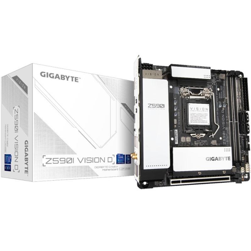 Placa base gigabyte z590i vision d 1200 mitx 2xddr4