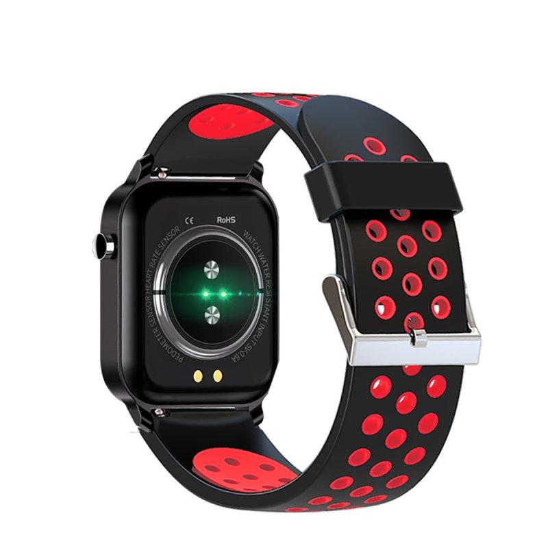 Reloj smartwatch leotec multisport bit 2 plus ip68 negro y rojo 1.4 pulgadas