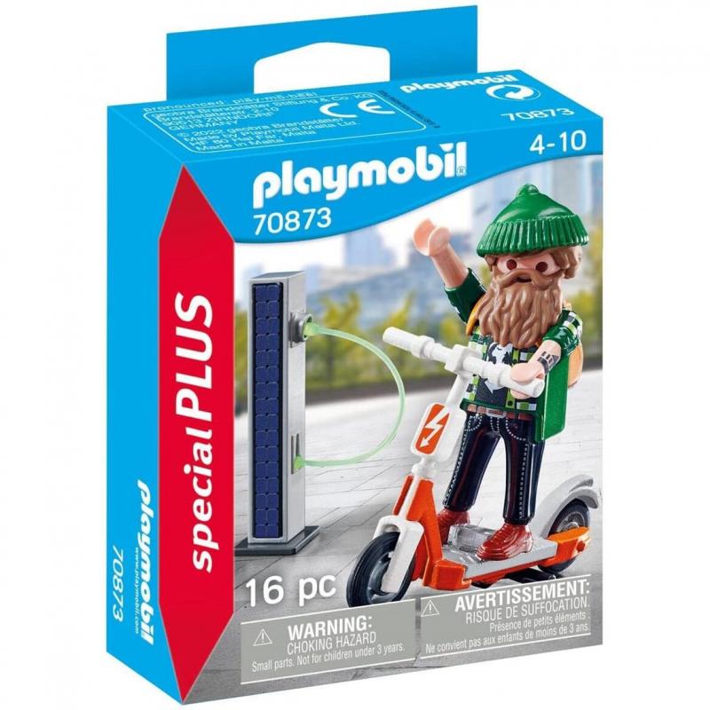 Playmobil hipster con e - scooter - Imagen 1