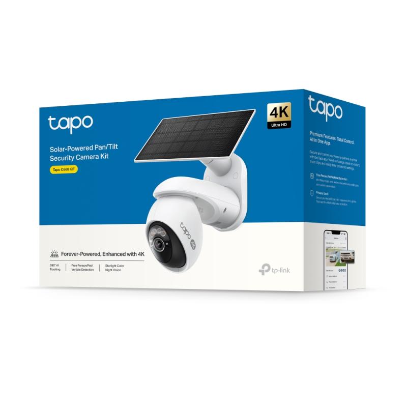 Kit de seguridad tp - link tapo c660 kit camara de seguridad + panel solar
