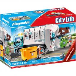 Playmobil city life camion de basura con luces - Imagen 1