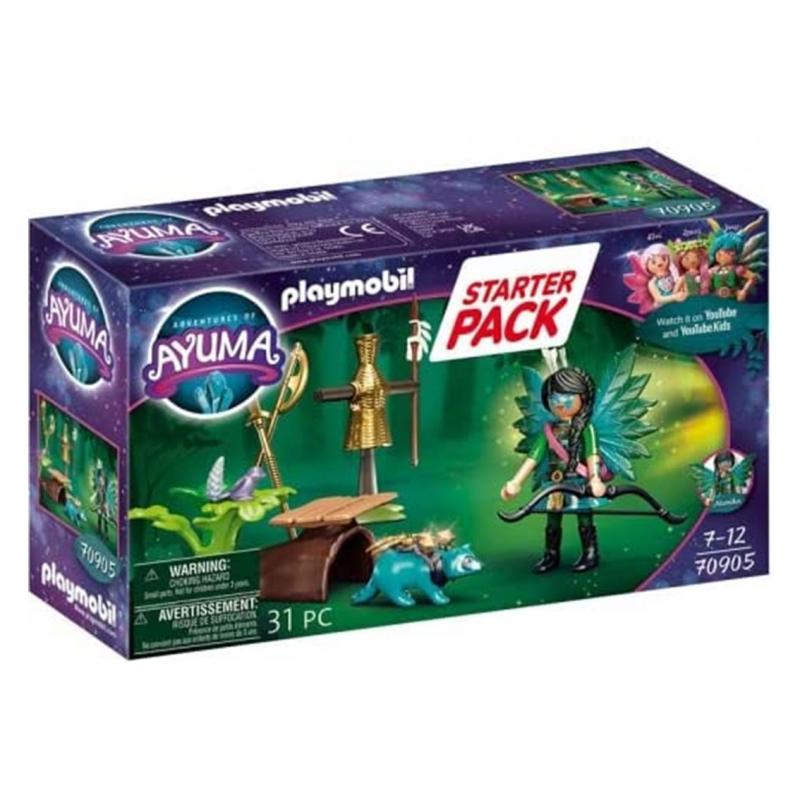 Playmobil starter pack knight fairy con mapache - Imagen 1