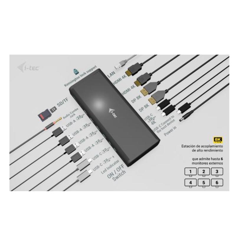 Docking station i - tec 18 en 1