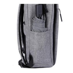 Mochila nilox nxbk035 para portatil 15.6 pulgadas gris