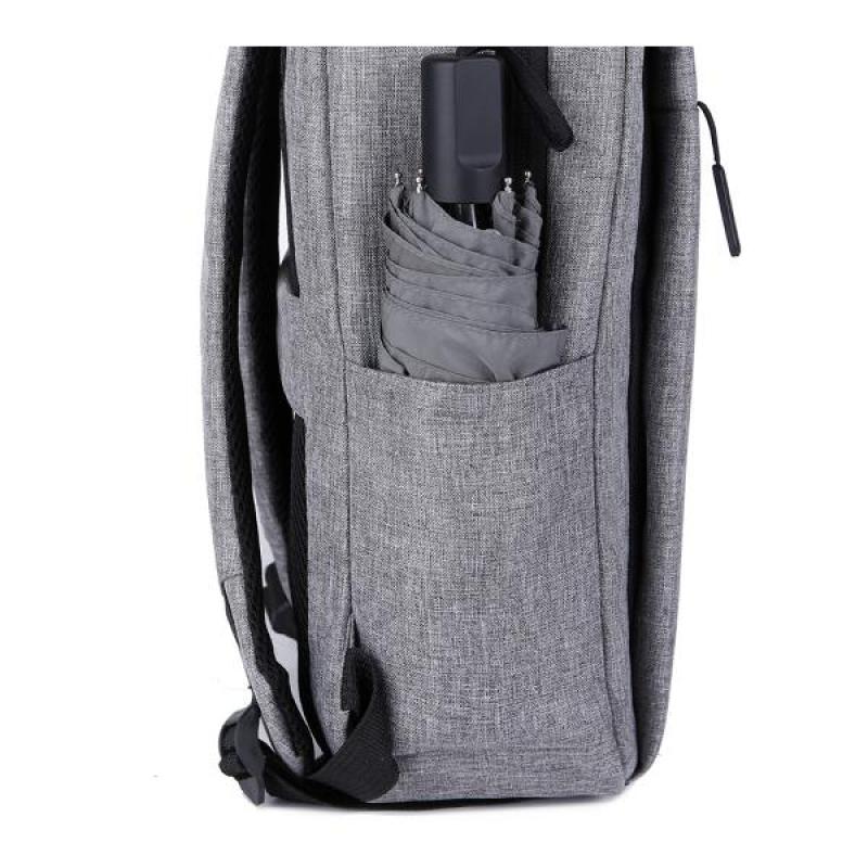 Mochila nilox nxbk035 para portatil 15.6 pulgadas gris