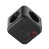 Cargador de pared mars gaming md - cube20 20w 3x schuko 2x usb tipo c 2x usb tipo a negro
