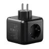 Cargador de pared mars gaming md - cube20 20w 3x schuko 2x usb tipo c 2x usb tipo a negro