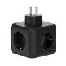 Cargador de pared mars gaming md - cube20 20w 3x schuko 2x usb tipo c 2x usb tipo a negro