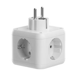 Cargador de pared mars gaming md - cube20w 20w 3x schuko 2x usb tipo c 2x usb tipo a blanco