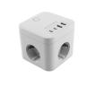 Cargador de pared mars gaming md - cube35w 35w 3x schuko 2x usb tipo c 2x usb tipo a blanco