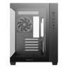Caja ordenador gaming deepcool cg330 3f matx argb cristal templado negra