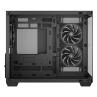 Caja ordenador gaming deepcool cg330 3f matx argb cristal templado negra