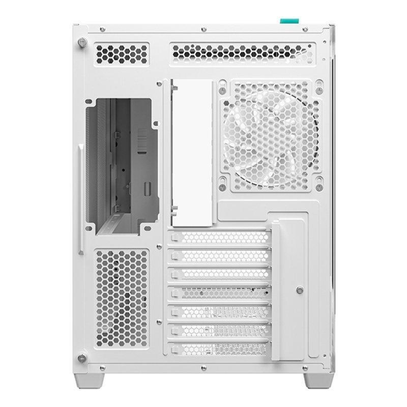Caja ordenador gaming deepcool cg530u 4f atx argb cristal templado blanca