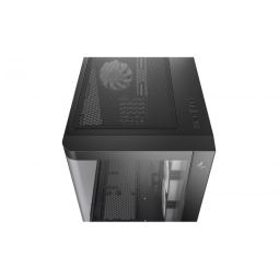 Caja ordenador gaming deepcool cg530u 4f atx argb cristal templado negra