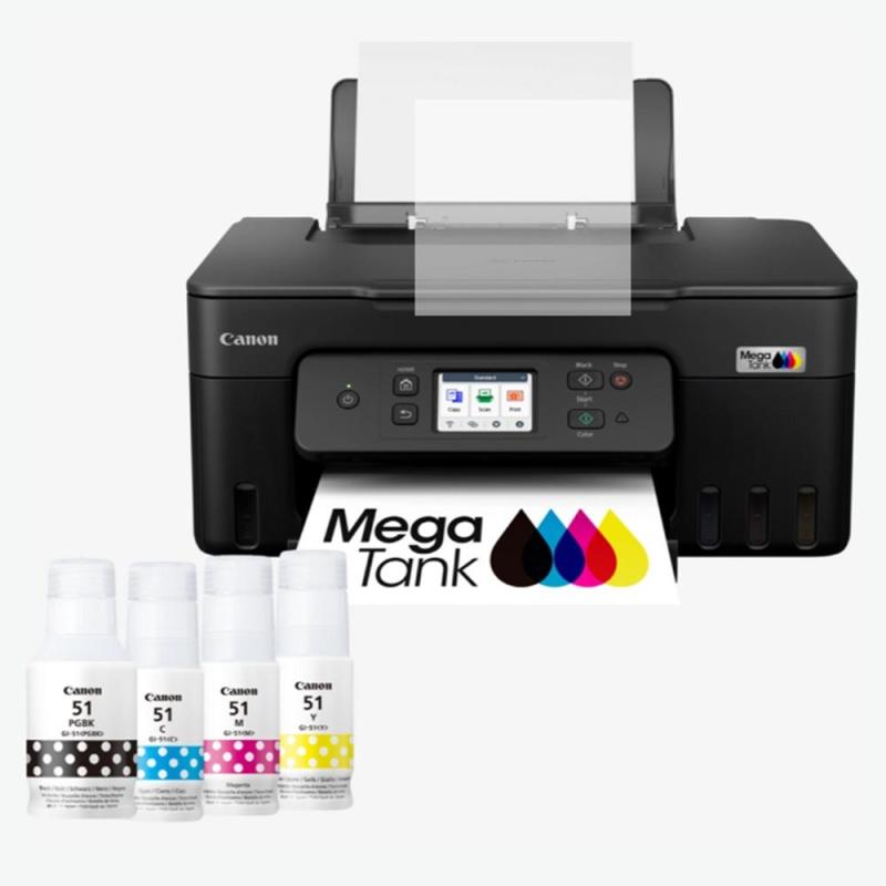 Multifuncion canon pixma g3590 megatank inyeccion color a4 - 11ipm - tactil - wifi - duplex impresion