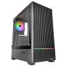 Caja ordenador mars gaming mc - quantum atx argb cristal templado negra