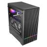 Caja ordenador mars gaming mc - quantum atx argb cristal templado negra