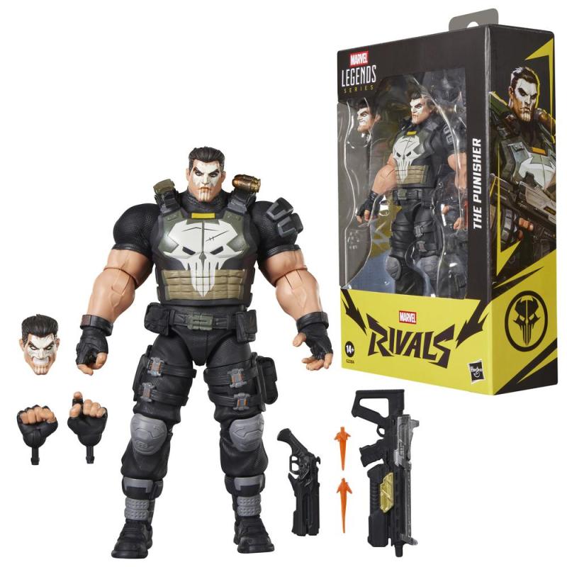 Figura hasbro marvel legends series marvel rivals the punisher