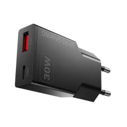 Cargador de pared mars gaming md - gan30 30w 1x usb tipo c 1 x usb tipo a negro